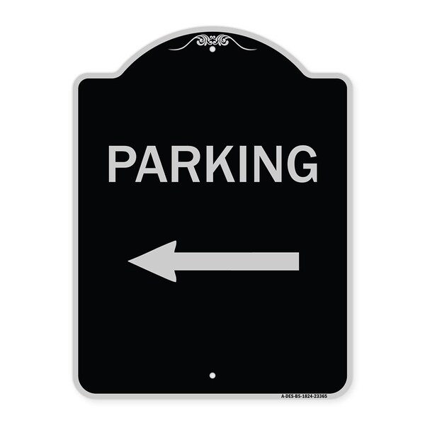 Signmission Parking Left Arrow Heavy-Gauge Aluminum Architectural Sign, 24" x 18", BS-1824-23365 A-DES-BS-1824-23365 - main